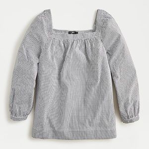 NWT JCrew Gingham Top